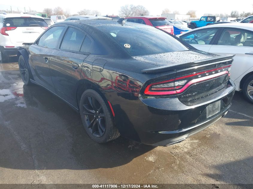 VIN 2C3CDXHGXGH140448 2016 Dodge Charger, Sxt no.3