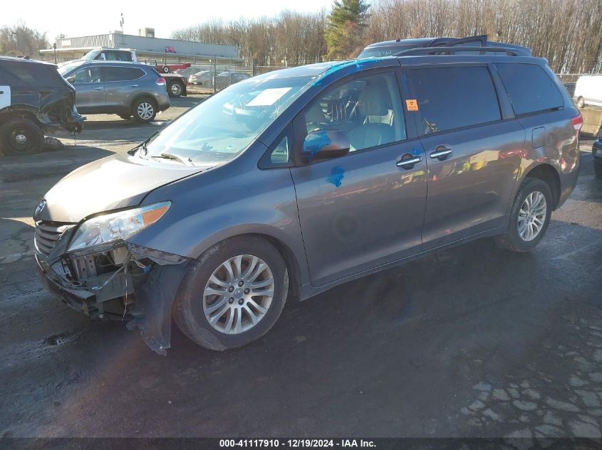 VIN 5TDYK3DC8ES441592 2014 Toyota Sienna, Xle/Limited no.2