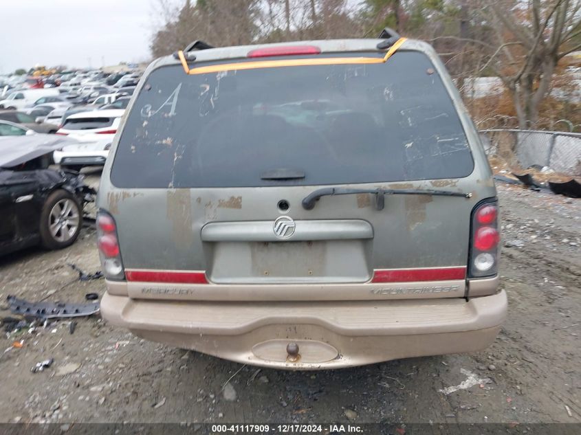 2000 Mercury Mountaineer VIN: 4M2ZU86P6YUJ06966 Lot: 41117909