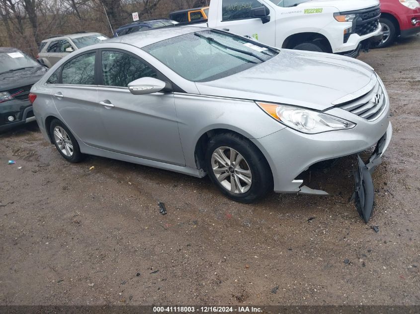 VIN 5NPEB4AC8EH933459 2014 Hyundai Sonata, Gls no.1