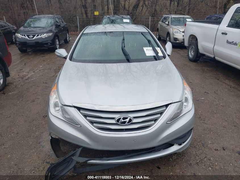 VIN 5NPEB4AC8EH933459 2014 Hyundai Sonata, Gls no.6