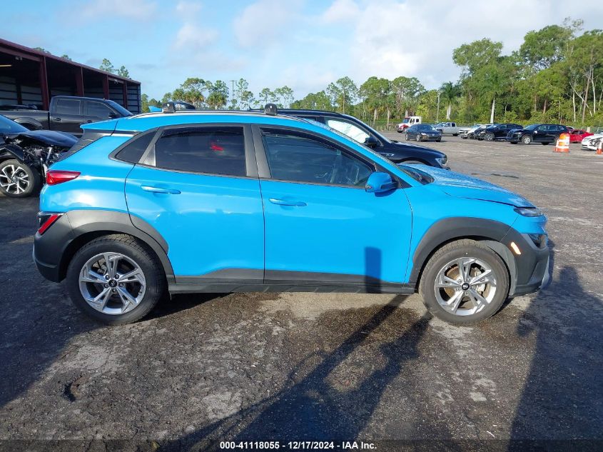 2022 Hyundai Kona Sel VIN: KM8K32AB5NU859530 Lot: 41118055