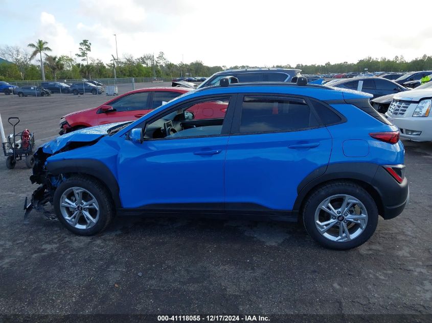 2022 Hyundai Kona Sel VIN: KM8K32AB5NU859530 Lot: 41118055