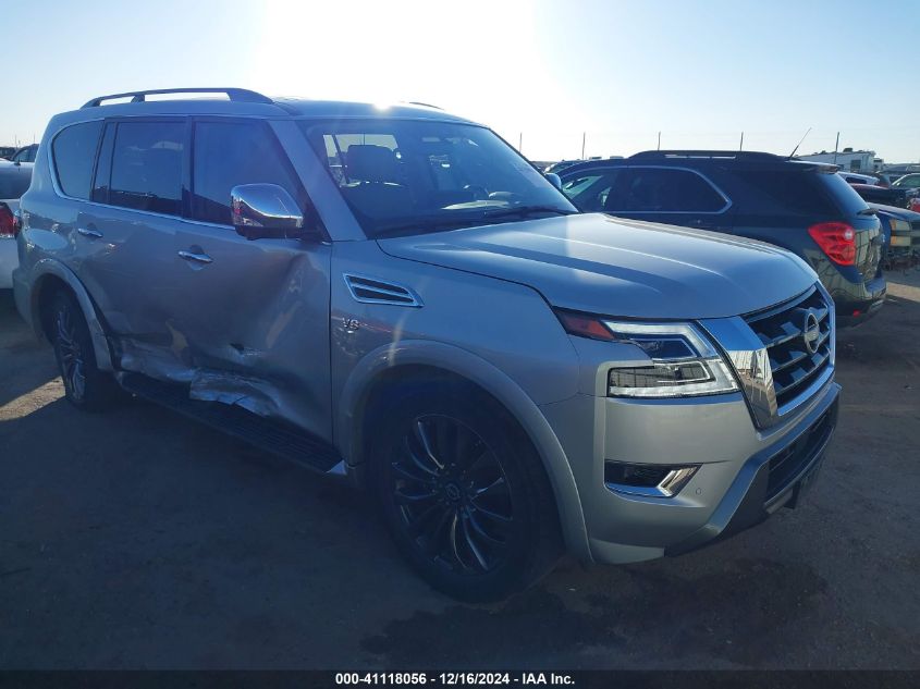 2021 Nissan Armada Platinum 2Wd VIN: JN8AY2DA1M9374294 Lot: 41118056