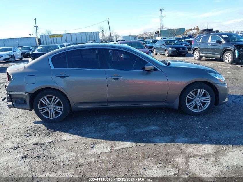 VIN JN1CV6AR6DM355187 2013 INFINITI G37X no.13