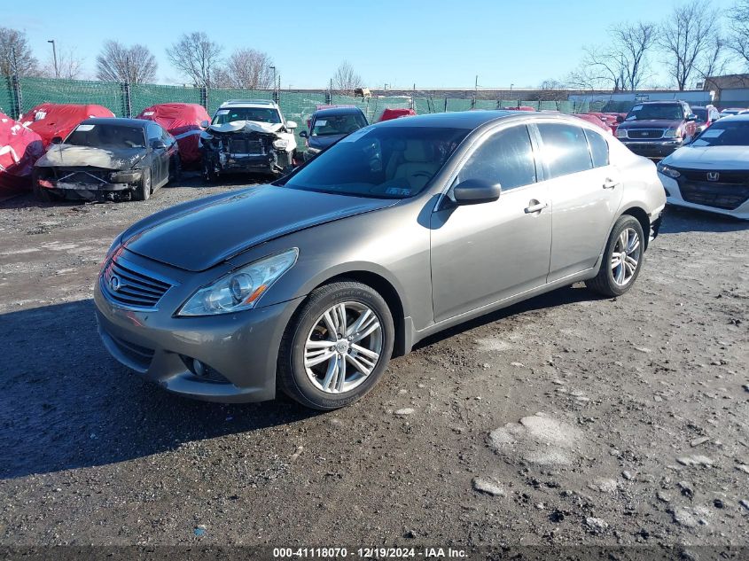 VIN JN1CV6AR6DM355187 2013 INFINITI G37X no.2