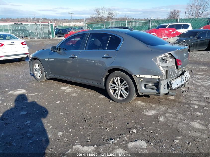 VIN JN1CV6AR6DM355187 2013 INFINITI G37X no.3