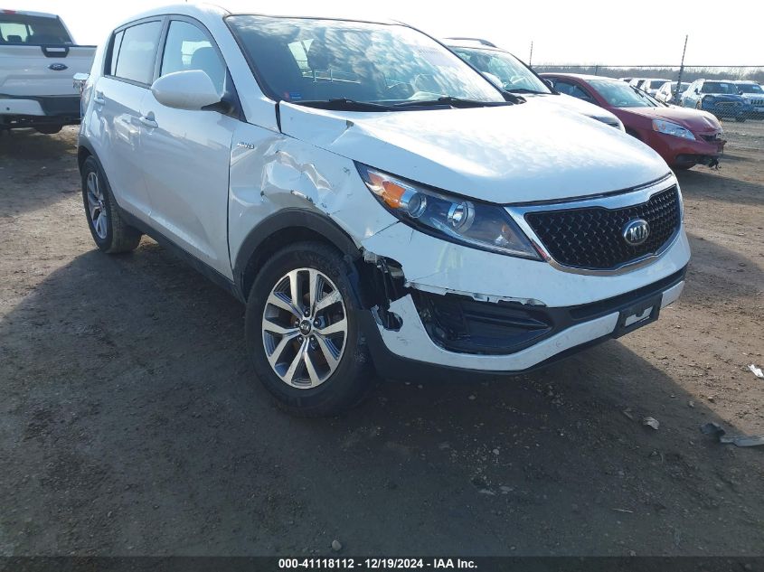 2016 Kia Sportage Lx VIN: KNDPBCAC8G7879414 Lot: 41118112