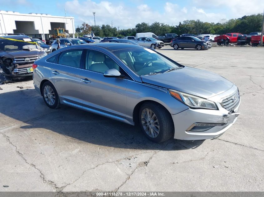 VIN 5NPE34AF8FH252467 2015 Hyundai Sonata, Limited no.1