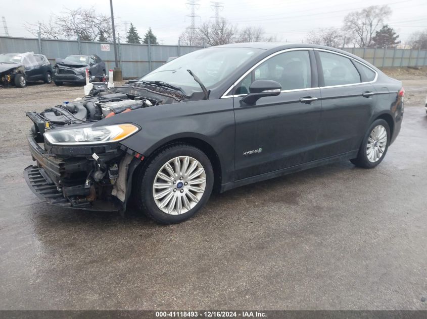 VIN 3FA6P0LU4ER192797 2014 FORD FUSION HYBRID no.2