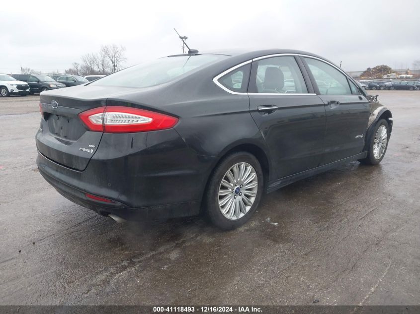 VIN 3FA6P0LU4ER192797 2014 FORD FUSION HYBRID no.4