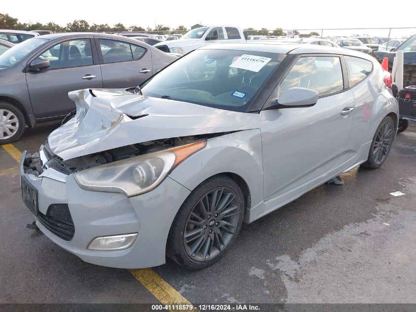 VIN KMHTC6AD3DU129854 2013 HYUNDAI VELOSTER no.2