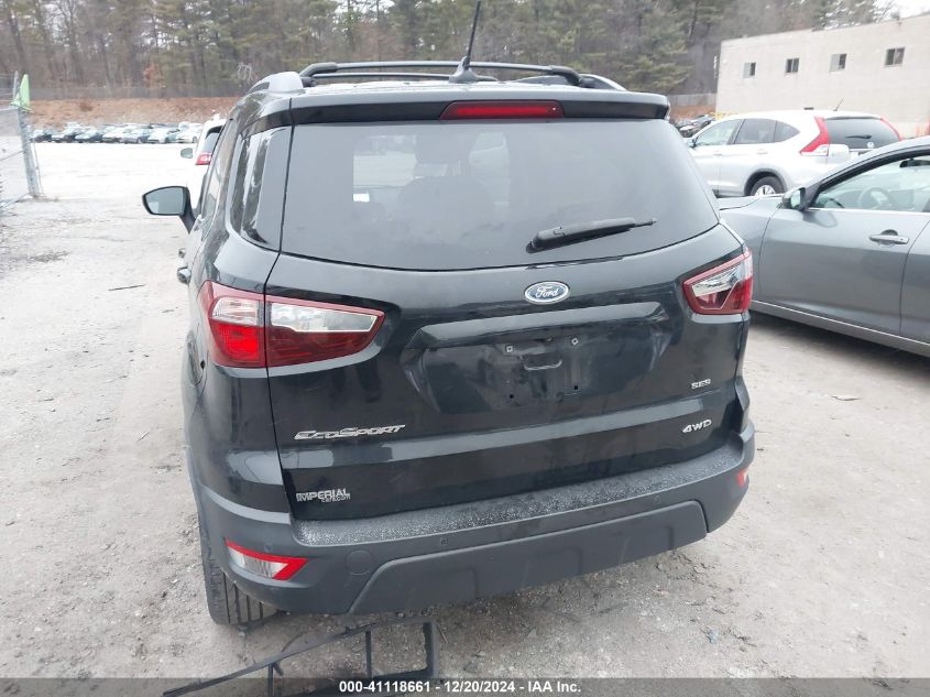 2018 Ford Ecosport Ses VIN: MAJ6P1CLXJC182068 Lot: 41118661