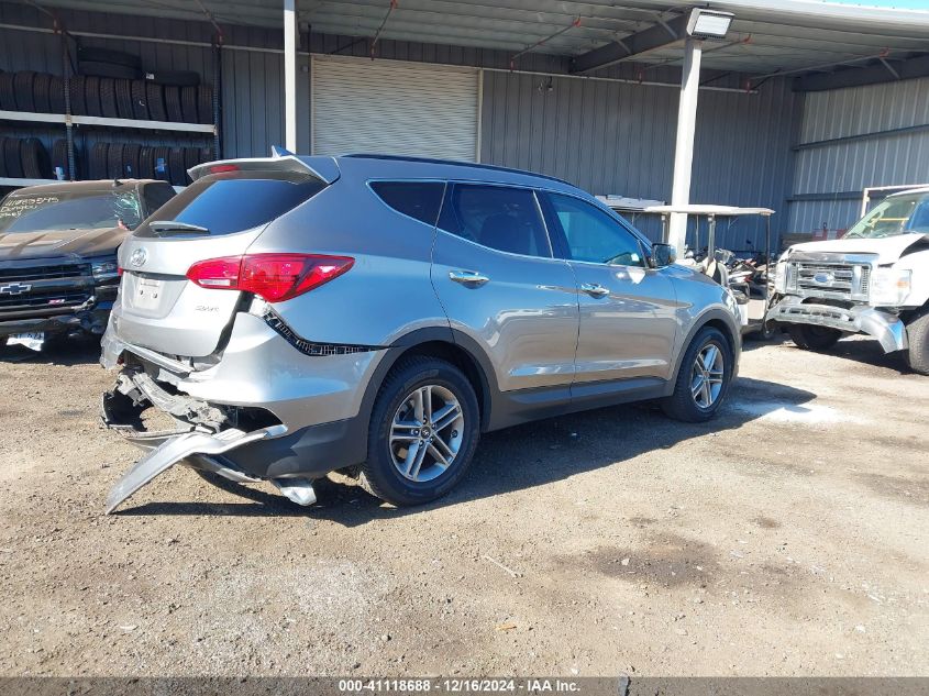 VIN 5NMZU3LB6JH055628 2018 Hyundai Santa Fe, Sport... no.4