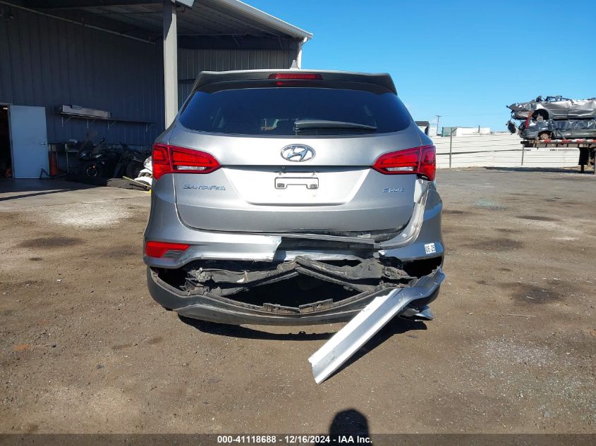 VIN 5NMZU3LB6JH055628 2018 Hyundai Santa Fe, Sport... no.6