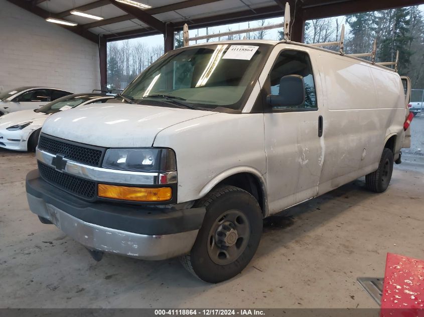 VIN 1GCWGGCAXE1114558 2014 CHEVROLET EXPRESS 2500 no.2