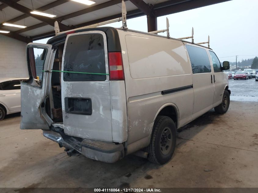 VIN 1GCWGGCAXE1114558 2014 CHEVROLET EXPRESS 2500 no.4