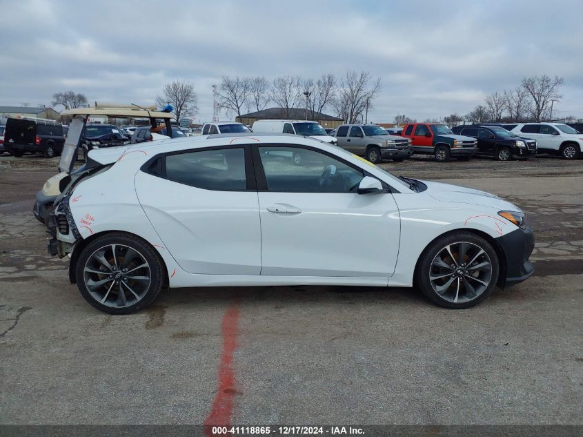 2019 Hyundai Veloster 2.0 Premium VIN: KMHTG6AF8KU003038 Lot: 41118865