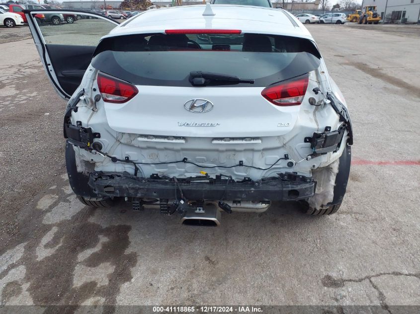 2019 Hyundai Veloster 2.0 Premium VIN: KMHTG6AF8KU003038 Lot: 41118865