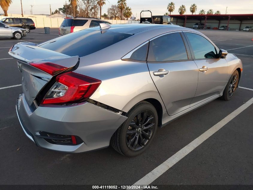 VIN 19XFC1F38KE216407 2019 Honda Civic, EX no.4