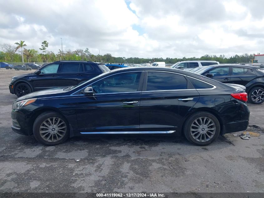 VIN 5NPE34AF3FH184384 2015 Hyundai Sonata, Limited no.14