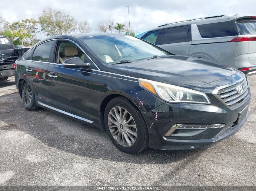 VIN 5NPE34AF3FH184384 2015 Hyundai Sonata, Limited no.1