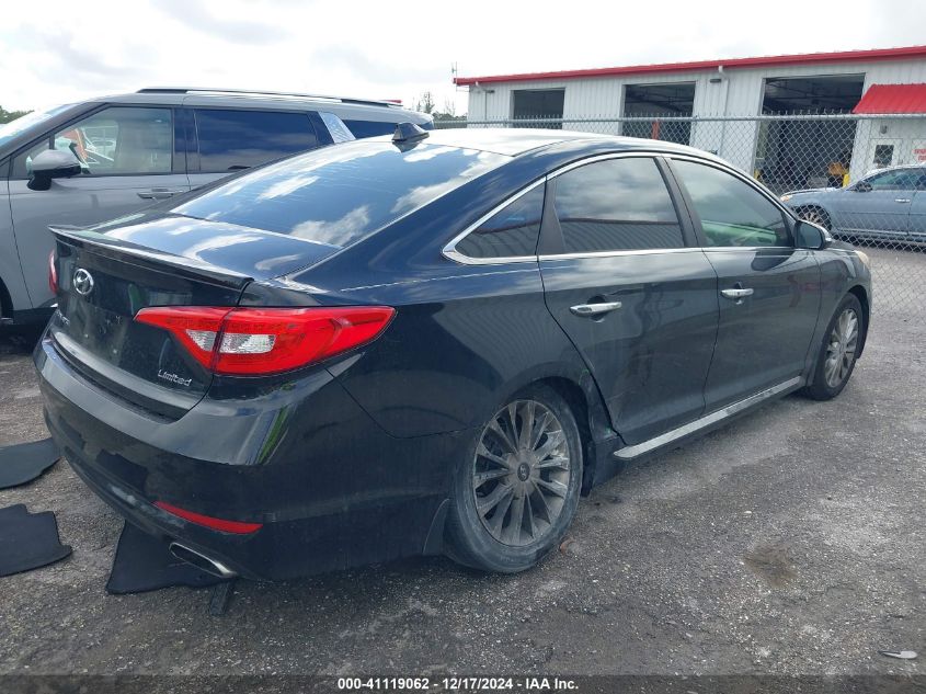 2015 HYUNDAI SONATA LIMITED - 5NPE34AF3FH184384