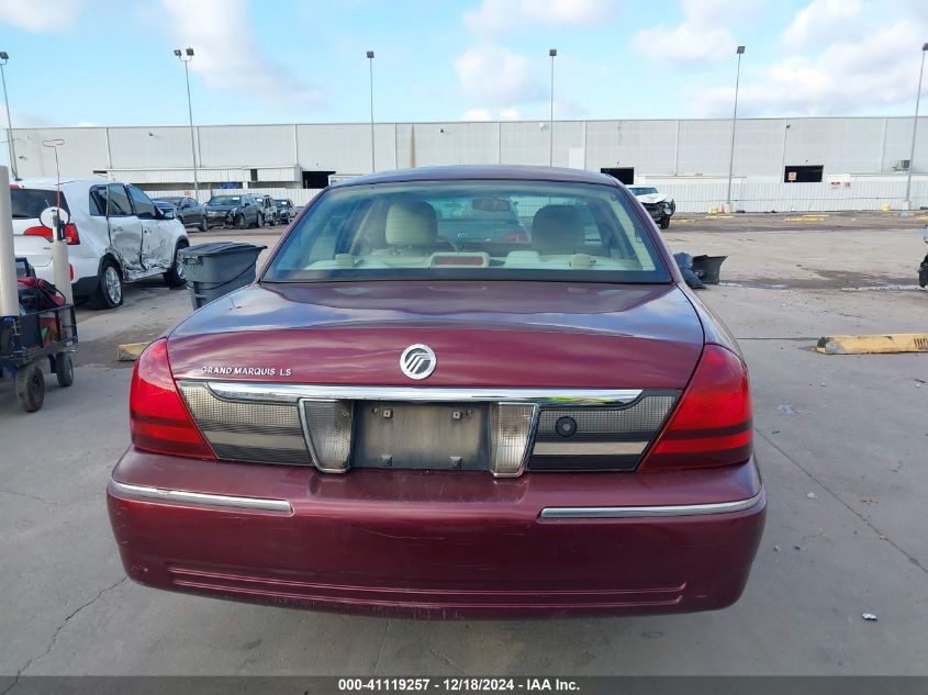 2009 Mercury Grand Marquis Ls (Fleet Only) VIN: 2MEHM75VX9X609369 Lot: 41119257