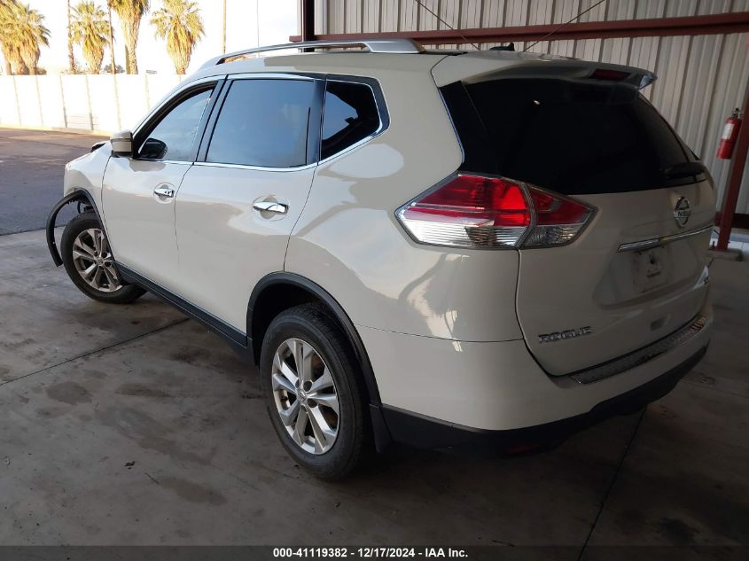 VIN KNMAT2MV7GP633240 2016 Nissan Rogue, SV no.3