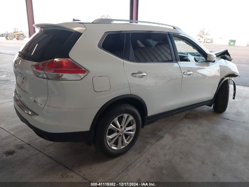 VIN KNMAT2MV7GP633240 2016 Nissan Rogue, SV no.4