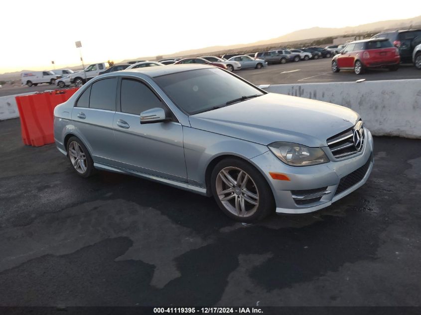 VIN WDDGF4HB8EA958708 2014 MERCEDES-BENZ C 250 no.1