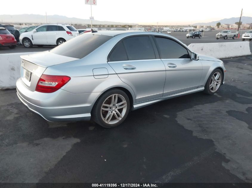 VIN WDDGF4HB8EA958708 2014 MERCEDES-BENZ C 250 no.4