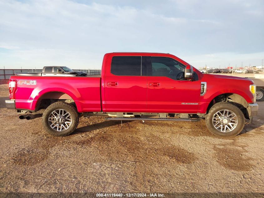 2017 Ford F-250 Lariat VIN: 1FT7W2BT6HEB84438 Lot: 41119440