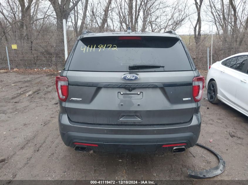 2016 Ford Explorer Sport VIN: 1FM5K8GT2GGB26582 Lot: 41119472