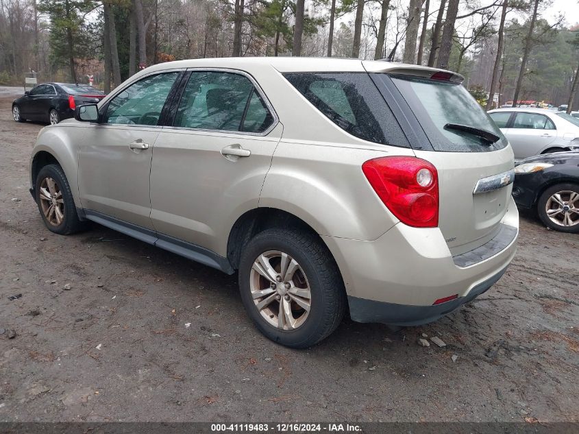 VIN 2GNFLCEK1D6156341 2013 Chevrolet Equinox, LS no.3