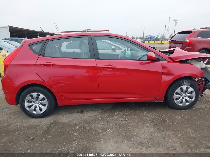 2017 Hyundai Accent Se VIN: KMHCT5AE0HU301802 Lot: 41119507