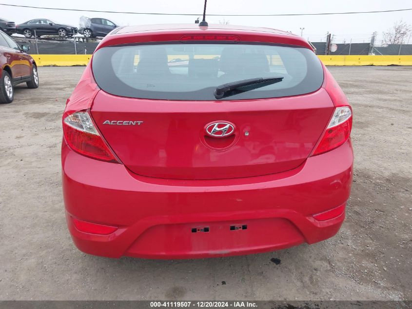 2017 Hyundai Accent Se VIN: KMHCT5AE0HU301802 Lot: 41119507