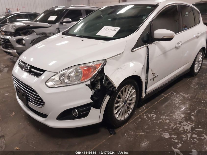 2013 Ford C-Max Hybrid Sel VIN: 1FADP5BU8DL516014 Lot: 41119534