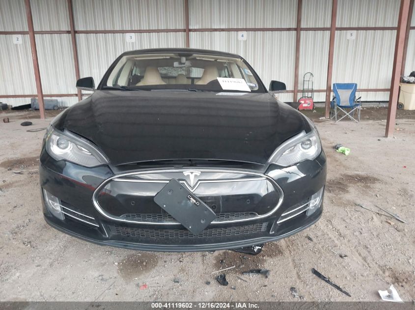 2014 Tesla Model S P85 VIN: 5YJSA1H10EFP42075 Lot: 41119602