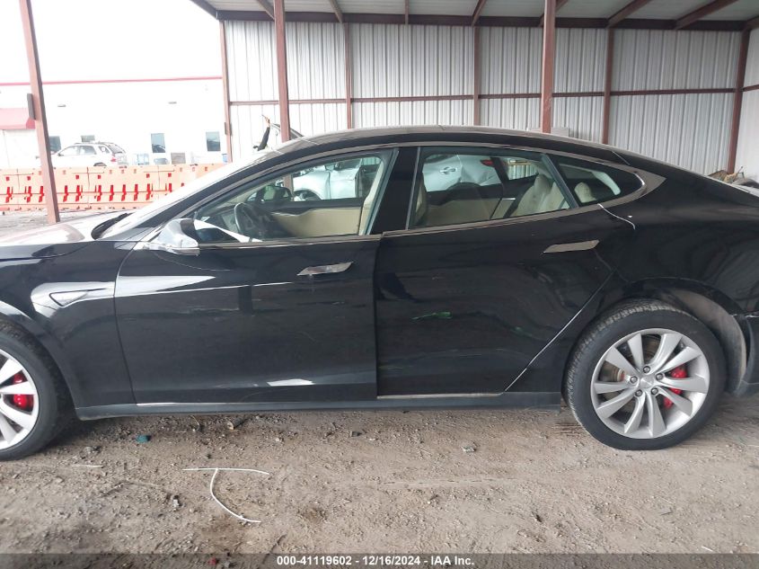 2014 Tesla Model S P85 VIN: 5YJSA1H10EFP42075 Lot: 41119602