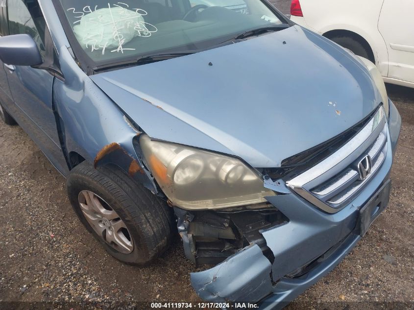 2007 Honda Odyssey Ex-L VIN: 5FNRL38707B131555 Lot: 41119734