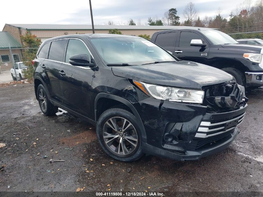 VIN 5TDBZRFH5HS378727 2017 Toyota Highlander, LE no.1