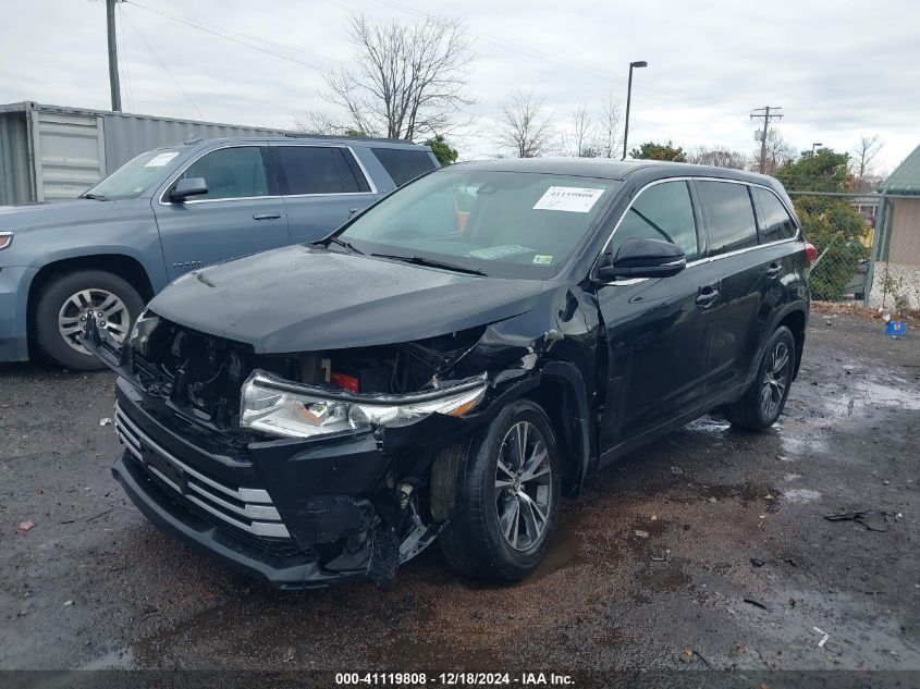 VIN 5TDBZRFH5HS378727 2017 Toyota Highlander, LE no.2