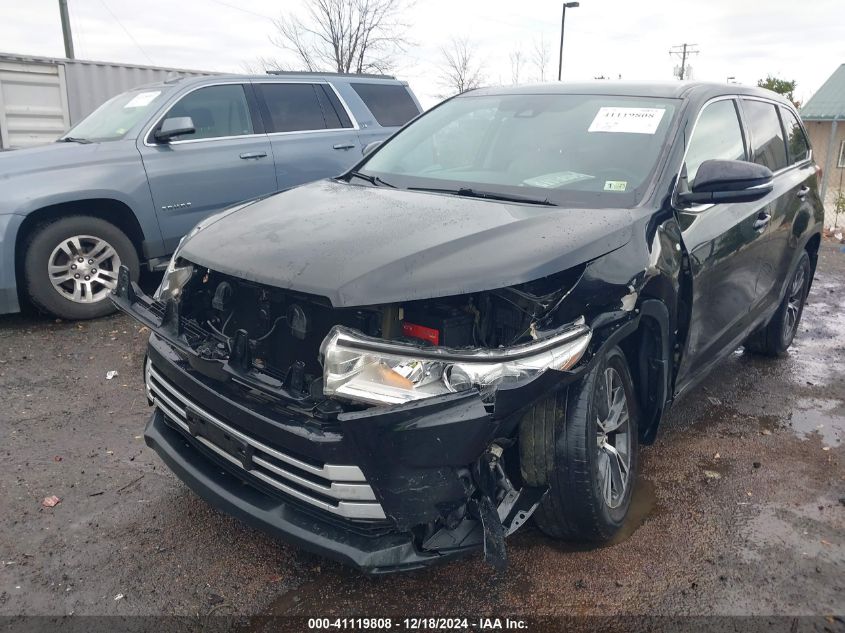 VIN 5TDBZRFH5HS378727 2017 Toyota Highlander, LE no.6