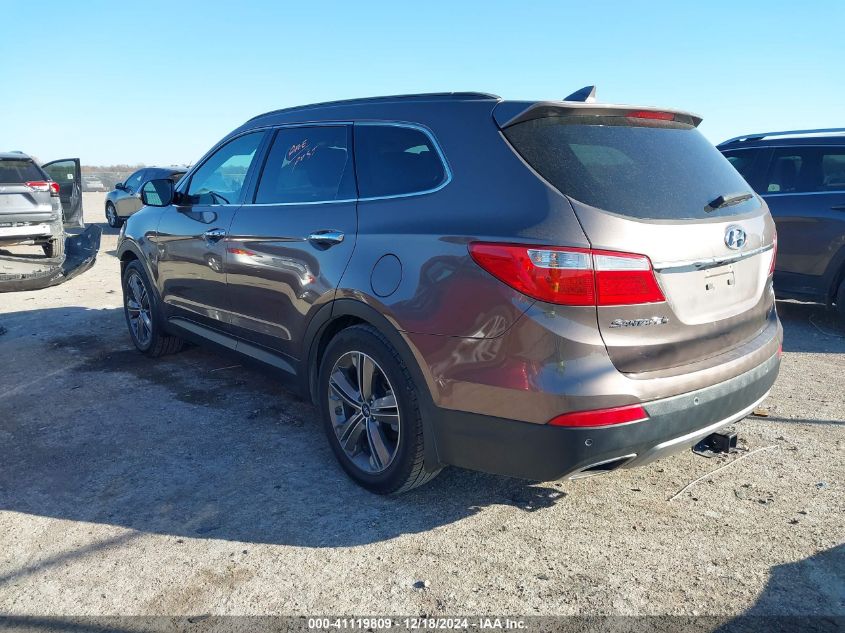 VIN KM8SR4HF0FU116665 2015 Hyundai Santa Fe, Limited no.3