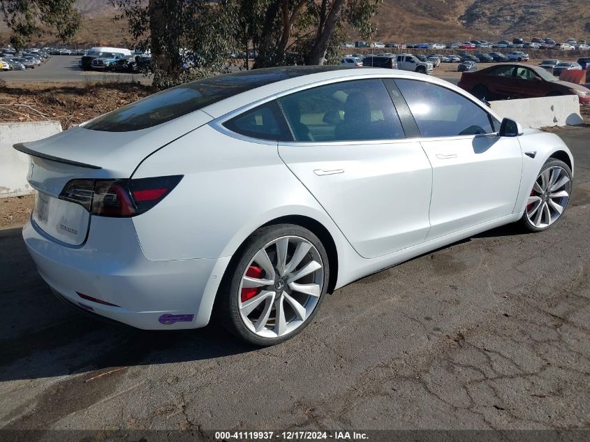 2018 Tesla Model 3 Long Range/Performance VIN: 5YJ3E1EB5JF084379 Lot: 41119937