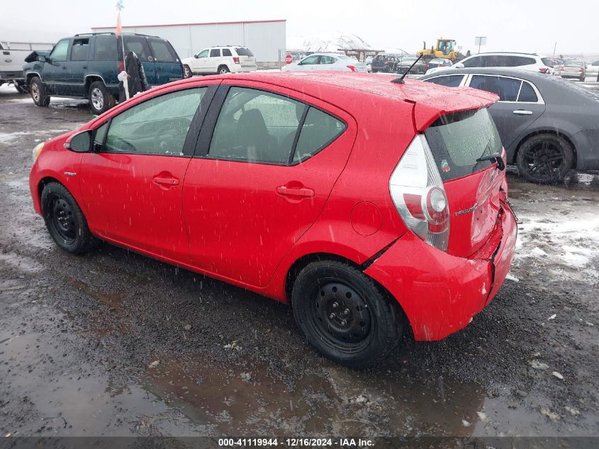 VIN JTDKDTB31E1558432 2014 TOYOTA PRIUS C no.3