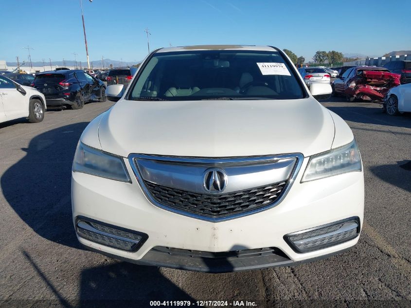 VIN 5FRYD3H68EB010963 2014 Acura MDX, Technology Pk... no.12