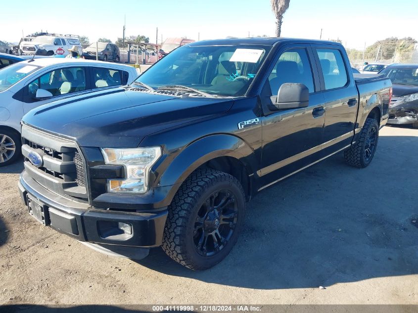 VIN 1FTEW1C88FKD43454 2015 Ford F-150, XL no.2