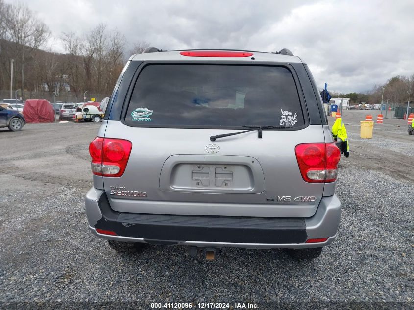 2007 Toyota Sequoia Sr5 V8 VIN: 5TDBT44A17S282361 Lot: 41120096